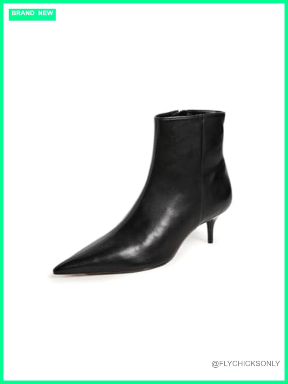 Leather Pointed Toe Stiletto Heel Ankle Booties Fall Fashion Boots